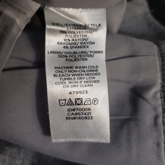 LOFT Slate Gray A-line Skirt - Sz 4 - Picture 9 of 10